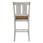 Chaises de comptoir rustiques en bois Theile de Furniture of America, lot de 2