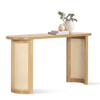 Console en rotin massif 60