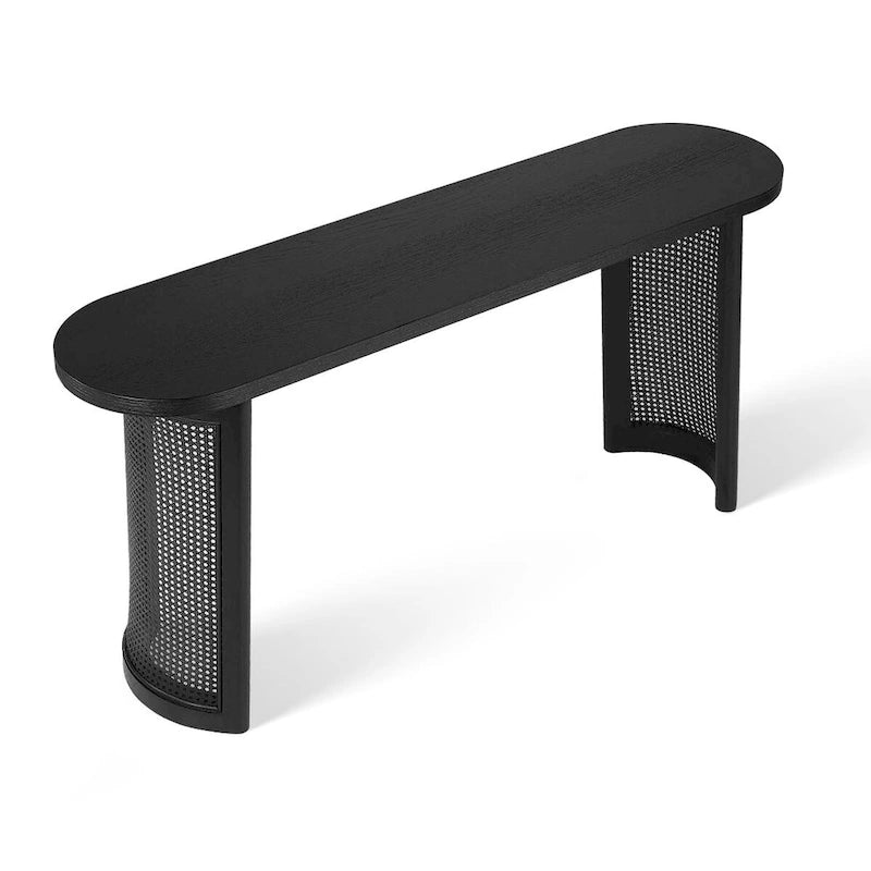 Console en rotin massif 60