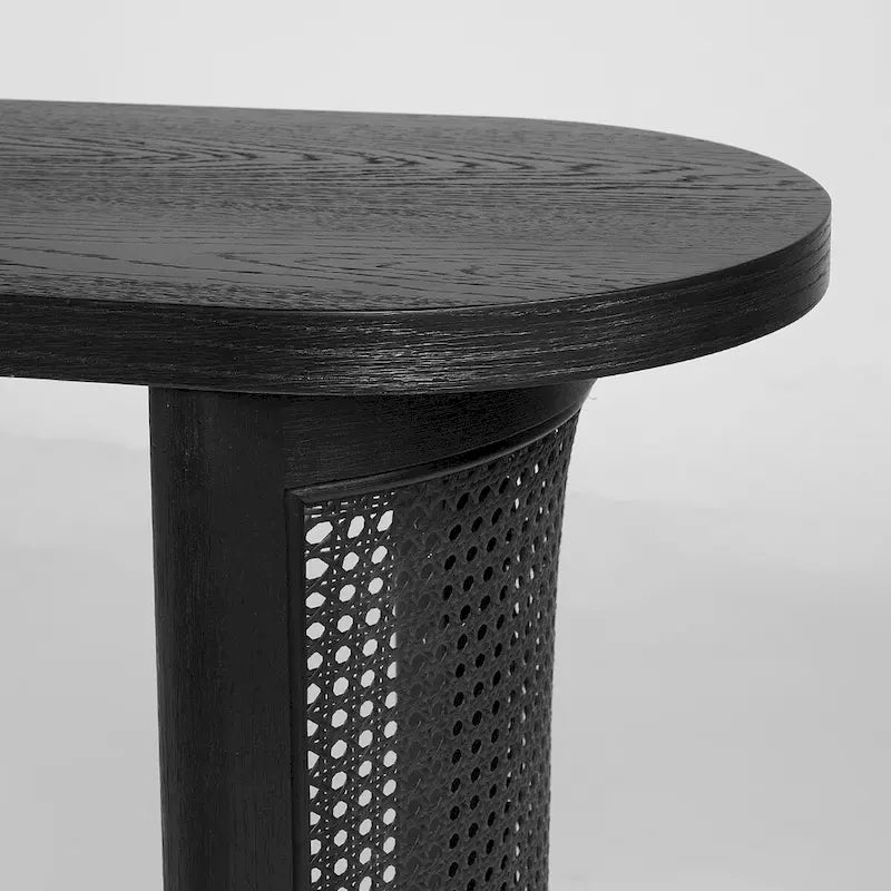 Console en rotin massif 60