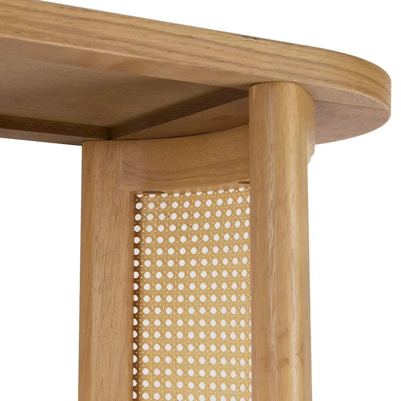 Console en rotin massif 60