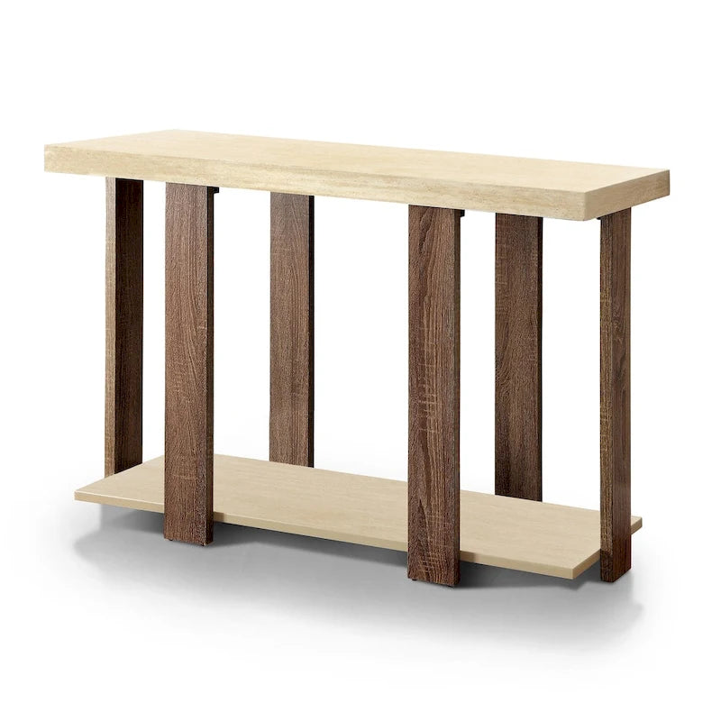 Table console Pavy Modern 48 po en bois à 1 tablette par Furniture of America