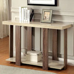 Table console Pavy Modern 48 po en bois à 1 tablette par Furniture of America