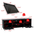 Meuble TV cheminée avec console TV cheminée électrique et télécommande