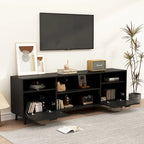 Meuble TV cheminée avec console TV cheminée électrique et télécommande