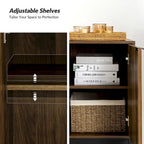 Ensemble de 2 Armoires de Rangement Jakob Modernes à 2 Portes avec Étagère Réglable Par HOLALA HOME