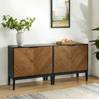 Ensemble de 2 Armoires de Rangement Jakob Modernes à 2 Portes avec Étagère Réglable Par HOLALA HOME
