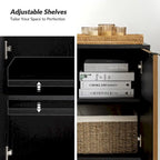 Ensemble de 2 Armoires de Rangement Jakob Modernes à 2 Portes avec Étagère Réglable Par HOLALA HOME
