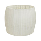 Table d'appoint en résine tressée avec rangement intégré Household Essentials