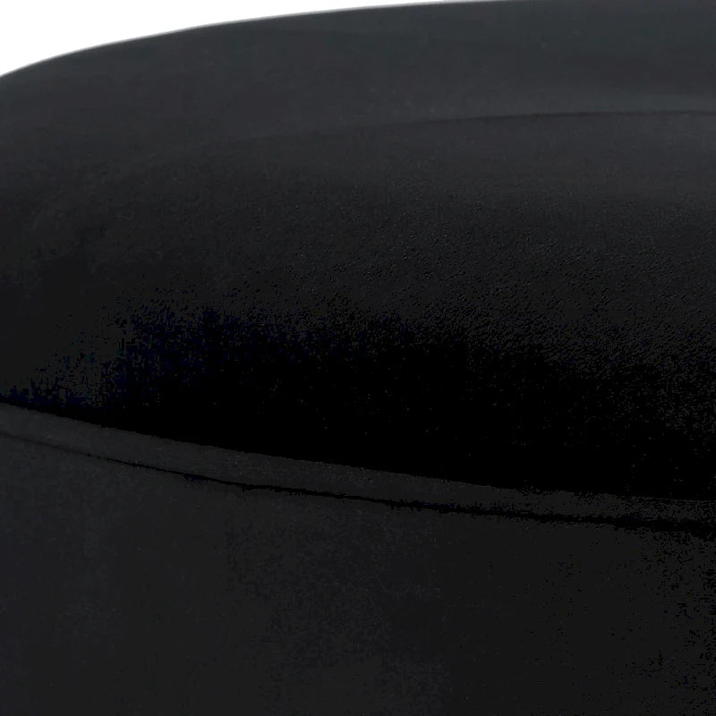 Pouf rond touffeté en tissu Adeco Carrington Juttersbo