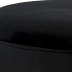 Pouf rond touffeté en tissu Adeco Carrington Juttersbo