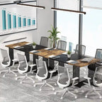 70.9 Bureau moderne, bureau d'ordinateur en bois grand bureau de direction