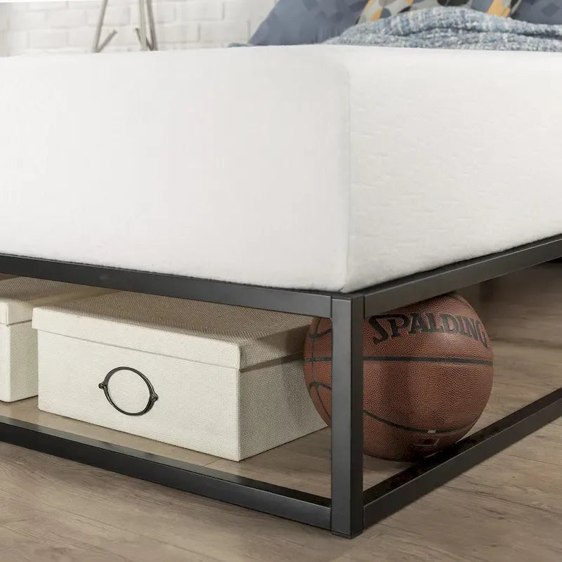 Cadre de lit plateforme en métal 10 pouces Queen-size Priage by Zinus