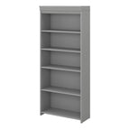 Bibliothèque à 5 étagères Fairview Blanc antique - Antique - 29.57L x 12.09W x 68.94H