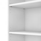 Bibliothèque à 5 étagères Fairview Blanc antique - Antique - 29.57L x 12.09W x 68.94H