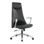 Fauteuil de bureau à dossier haut avec tissu antimicrobien