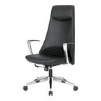 Fauteuil de bureau à dossier haut avec tissu antimicrobien