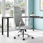 Fauteuil de bureau à dossier haut avec tissu antimicrobien