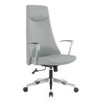 Fauteuil de bureau à dossier haut avec tissu antimicrobien