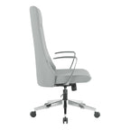 Fauteuil de bureau à dossier haut avec tissu antimicrobien