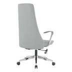 Fauteuil de bureau à dossier haut avec tissu antimicrobien