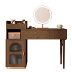 JASIWAY Coiffeuse avec 3 tiroirs, en bois