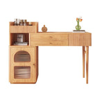 JASIWAY Coiffeuse avec 3 tiroirs, en bois