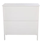 Armoire de rangement d'appoint autoportante à porte transparente pour cuisine et salle à manger, blanche