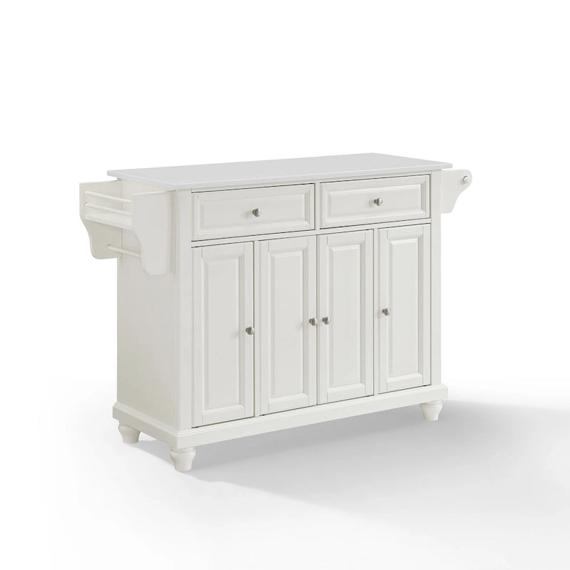 Îlot de cuisine/Chariot pleine grandeur Crosley Cambridge avec dessus en granit – 51,5 L x 18 P x 36 H