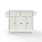 Îlot de cuisine/Chariot pleine grandeur Crosley Cambridge avec dessus en granit – 51,5 L x 18 P x 36 H
