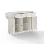Îlot de cuisine/Chariot pleine grandeur Crosley Cambridge avec dessus en granit – 51,5 L x 18 P x 36 H
