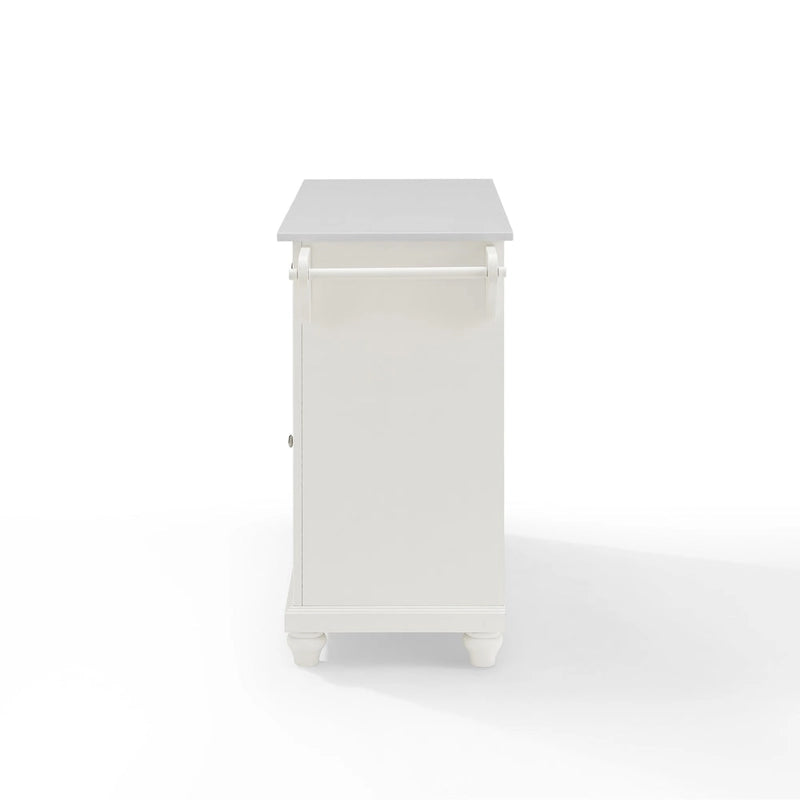 Îlot de cuisine/Chariot pleine grandeur Crosley Cambridge avec dessus en granit – 51,5 L x 18 P x 36 H