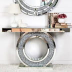 Table console d'entrée glamour avec miroir