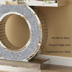 Table console d'entrée glamour avec miroir