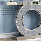 Table console d'entrée glamour avec miroir