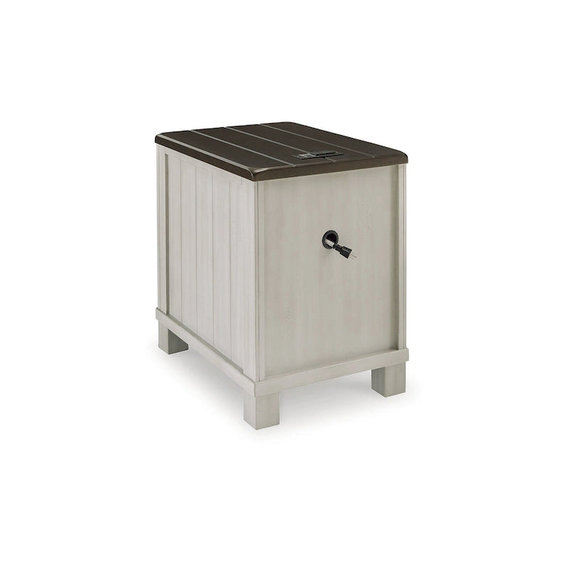 Signature Design by Ashley Darborn Table d'appoint gris/marron - 17.75L x 24P x 24H