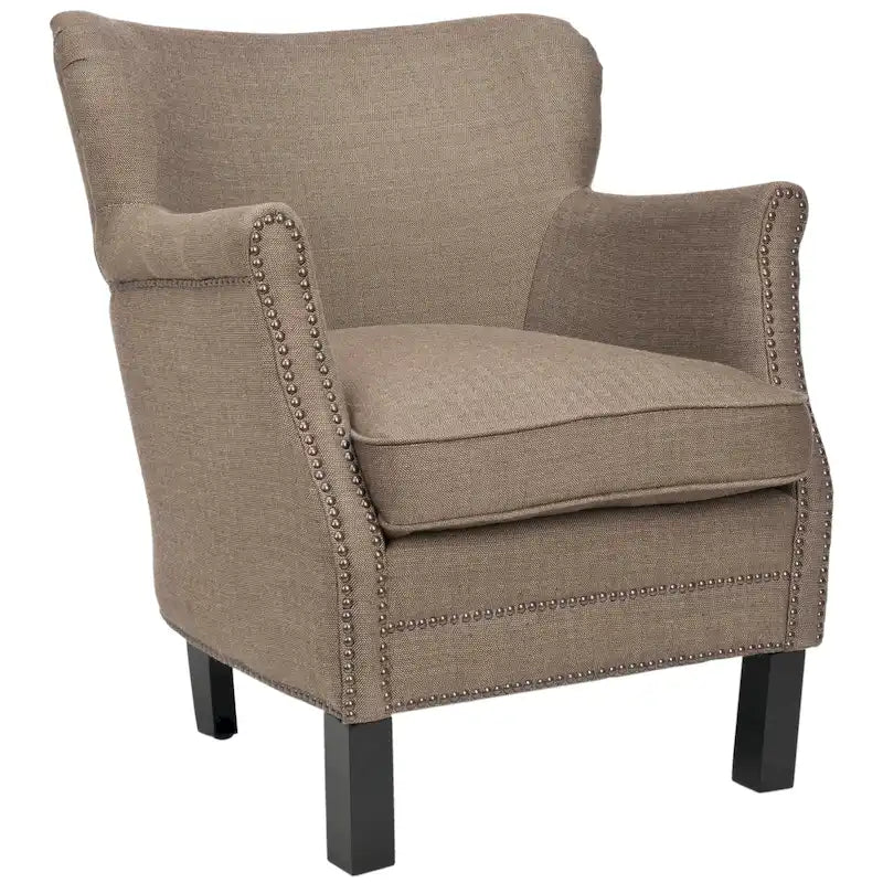 Fauteuil club Corie de SAFAVIEH, marron - 26,6 x 28,9 x 29,3 - 27Lx29Px29H