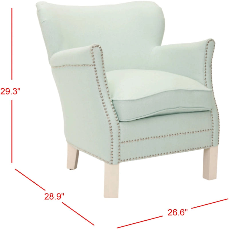 Fauteuil club Corie de SAFAVIEH, marron - 26,6 x 28,9 x 29,3 - 27Lx29Px29H