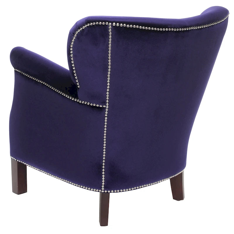 Fauteuil club Corie de SAFAVIEH, marron - 26,6 x 28,9 x 29,3 - 27Lx29Px29H