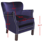 Fauteuil club Corie de SAFAVIEH, marron - 26,6 x 28,9 x 29,3 - 27Lx29Px29H