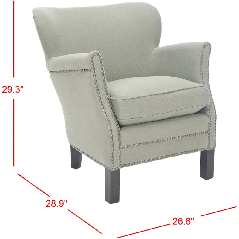 Fauteuil club Corie de SAFAVIEH, marron - 26,6 x 28,9 x 29,3 - 27Lx29Px29H