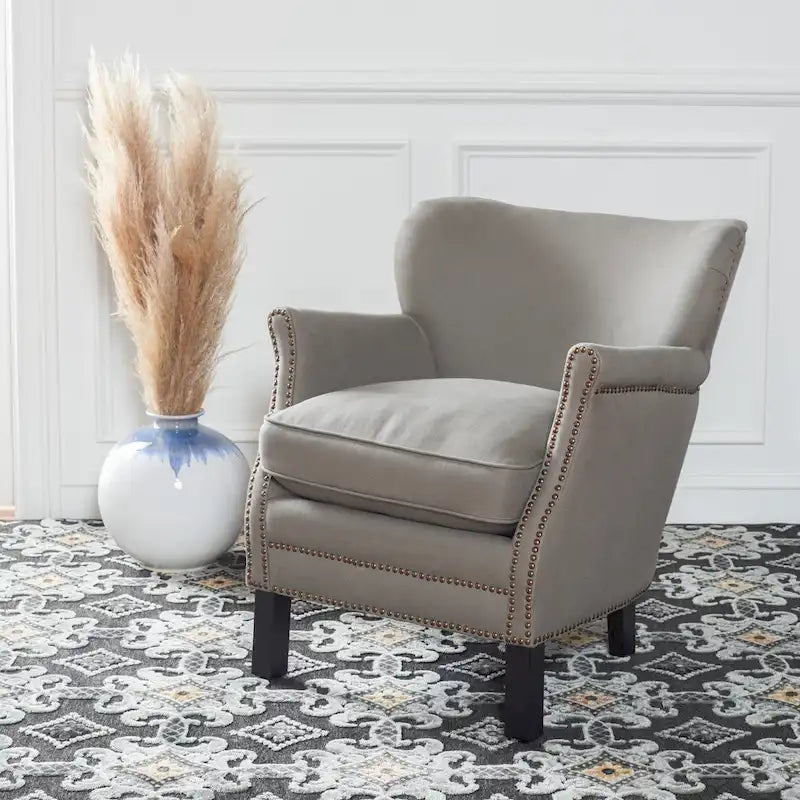 Fauteuil club Corie de SAFAVIEH, marron - 26,6 x 28,9 x 29,3 - 27Lx29Px29H
