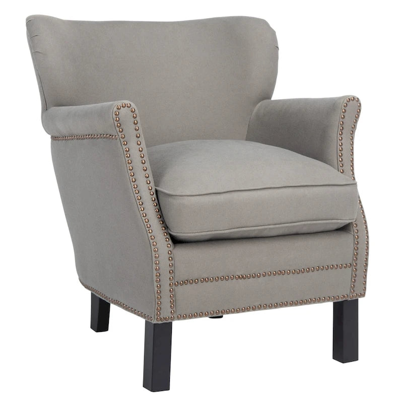 Fauteuil club Corie de SAFAVIEH, marron - 26,6 x 28,9 x 29,3 - 27Lx29Px29H