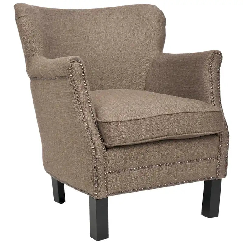 Fauteuil club Corie de SAFAVIEH, marron - 26,6 x 28,9 x 29,3 - 27Lx29Px29H