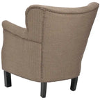 Fauteuil club Corie de SAFAVIEH, marron - 26,6 x 28,9 x 29,3 - 27Lx29Px29H