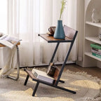 Table d'appoint Ivinta avec rangement, table de chevet moderne et simple