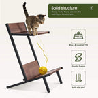 Table d'appoint Ivinta avec rangement, table de chevet moderne et simple