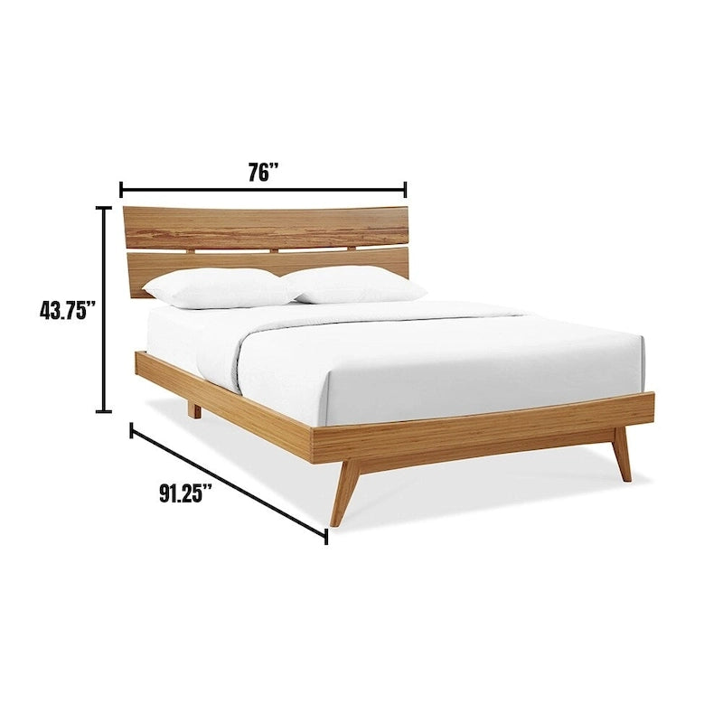Lit plateforme Sarah California King, Doré