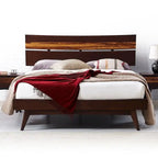 Lit plateforme Sarah California King, Doré
