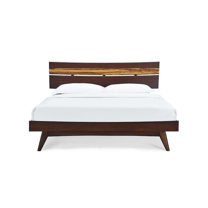 Lit plateforme Sarah California King, Doré